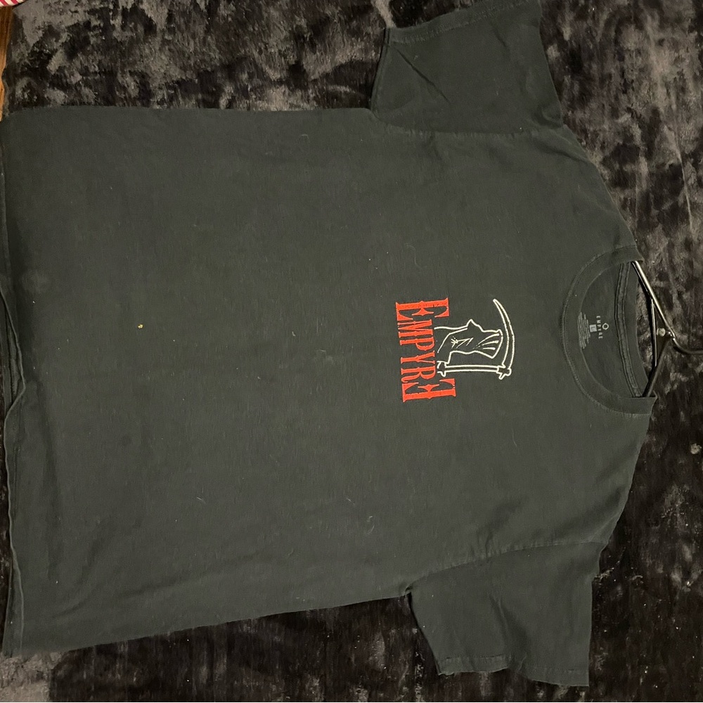 Empyre Black Short-Sleeve Tee with Red Logo